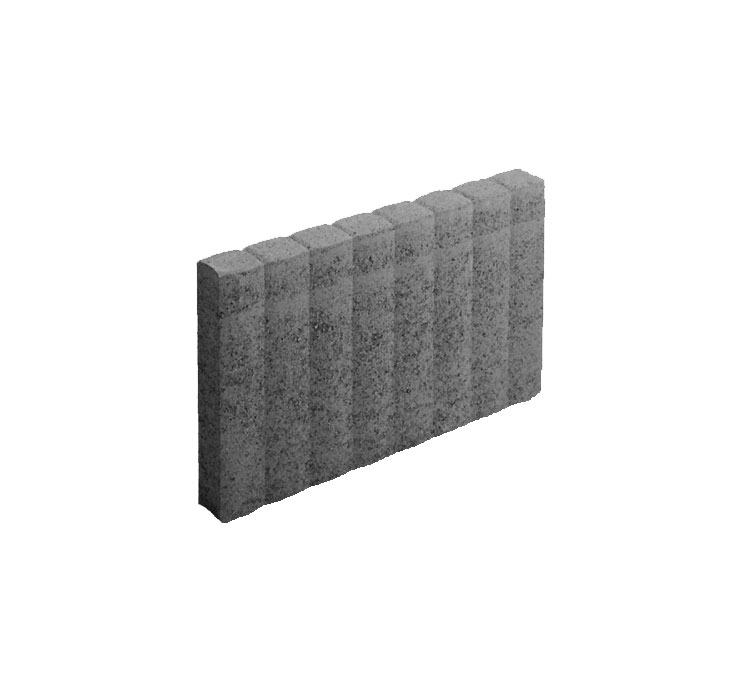 Trapézpaliszád 30cm szürke 15/9